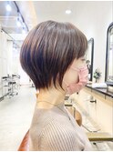 簡単スタイリング ひし形ショート