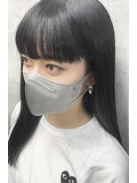 アッド(hair salon add.) 【岡山市　add.】ワイドバング×モード系