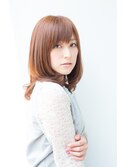 イメチェン/似合わせカット/フルバング/レッドブラウン/幡ヶ谷