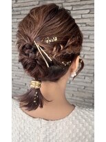 ハイバレーヘアーメゾン(HIGH VALLEY HAIRMAISON) ヘアセットお呼ばれヘアセットタイトアレンジポニテアレンジ