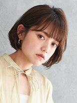 アース 焼津店(HAIR&MAKE EARTH) ひし形シルエットの小顔ボブ