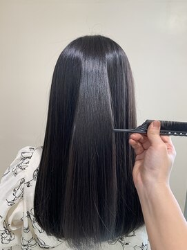 アズール 草加(azule) 艶髪♪髪質改善カラー　ダークアメジスト[草加／草加駅東口]