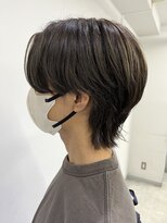 アオアクア バイ グルグル 小岩店(ao akua by GULGUL) .センターパートウルフ.