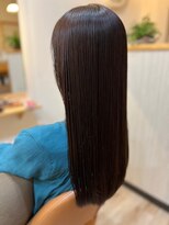 トランクゥイル(TranQuil) 20代30代40代☆暗髪艶カラー☆大人可愛いマロンベージュロング