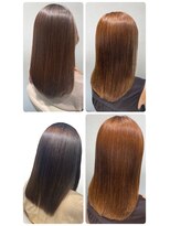 美容室フルール&nbsp;20代30代40代大人可愛い髪質改善小顔艶感ミディグレージュ