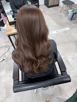 リノバイアクネ(lino by ACNE)&nbsp;ピンクブラウン/フリンジウェーブ