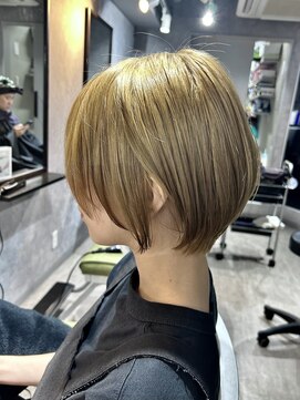 リミュー バイ イフ(lmu by if) 丸みショート×ハイトーン