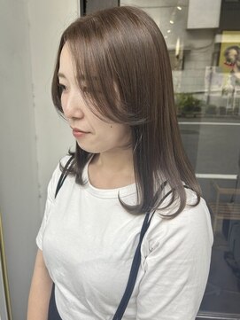 アルコイリスバイドールヘアー(ARCOIRIS by Dollhair) アッシュオリーブネイビーグレーレイヤーロングメンズライク都島