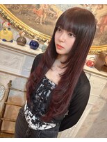 ユウハウスビジュー(YU HOUSE BIJOU) ロングハイレイヤースタイル