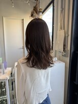 ロカ 表参道(loka)&nbsp;まろやかベージュ/レイヤー[表参道/ブリーチ/ハイライト]Mai