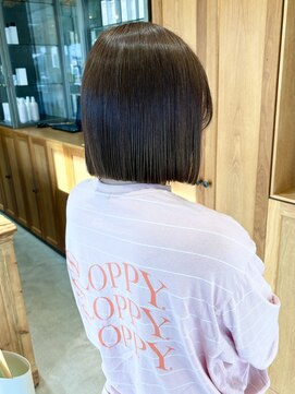 リコ(liko) beige color  ×  bob cut