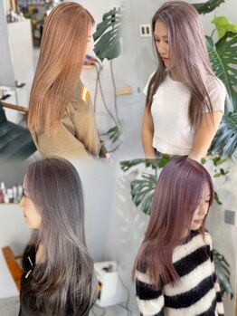 シュアショット(SURE SHOT)の写真/傷ませないブリーチテクニックでインナーカラーからワントーンまで◇【髪質改善/カラー】