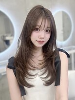 アイヴィー(IVY)&nbsp;韓国レイヤーカット　ワンカール　くびれ巻き