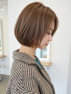 エル 新小岩(elu) 美髪/ワイドバング/レイヤーカット/くすみベージュ/新小岩駅