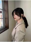 韓国風フェイスレイヤー×髪質改善トリートメント