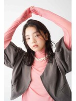 シェル 国分寺(shell)&nbsp;くびレイヤーエモージュ前髪モテベージュレイヤーミディ/国分寺