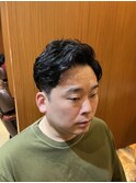 銀座　理容室　ナチュラルパーマ　ビジネスヘア　個室理容室
