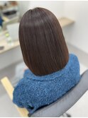 ロング美髪顔周りレイヤー韓国ヘアくびれヘア_momo0009