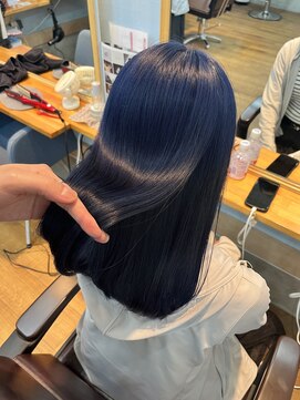 アン ブリーチ(UN BLEACH) 【ブリーチカラー】ネイビーブルー