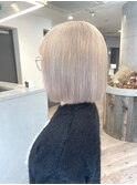 池袋ハイトーンボブタッセルボブ切りっぱなしボブ顔周りレイヤー
