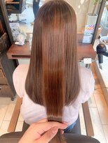 ヘアリゾート粋 ティガ 池袋店(tiga)&nbsp;絹髪/艶髪/髪質改善カラー/ストレート/ピンクブラウン