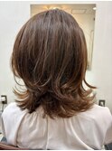 外ハネミディアムレイヤー