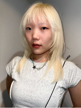 ヌウ(nuu) 〈生平〉ホワイトブロンド/ケアブリーチ/ダブルカラー