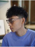 メンズカット波巻きツイストスパイラル
