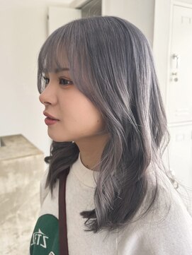 ノートエートル 西金沢(Nought etre) ラベンダーカラー10代20代ブリーチカラー