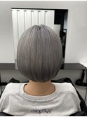 ★ #ハッシュカット#グレージュ#デザインカラー#ツートンカラー