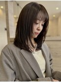 名取/岩沼/ミディアムレイヤー レイヤーカット 顔周りレイヤー