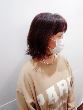 30代40代50代おすすめ　大人カジュアルボブ×パーマ