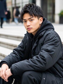 コトナ 越谷店 越谷/メンズ/アップバングショートスタイル!