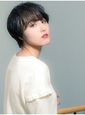 TRE南流山 黒髪☆ルーツカラー!小顔ウルフボブレイヤーショートh