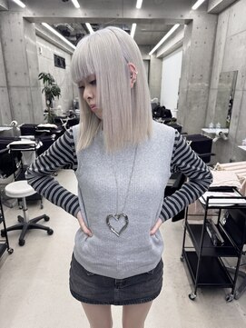 リノート バイ エゴル 名古屋(LINOET by ENGOL) 【LINOET名古屋】ハイトーン/ホワイトカラー/ホワイトシルバー