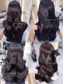 ジーナ 博多筑紫口(Zina) ラベンダーやチョコレートカラーで艶髪にして巻き髪仕上げ♪