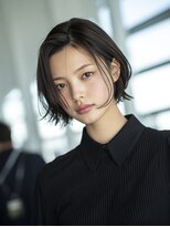 ルシードスタイル グローバルディー 稲毛店(LUCIDO STYLE GLOBAL.D)&nbsp;ショートボブ20代30代40代レイヤーカット韓国ボブ顔周り稲毛駅