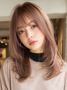 シノヤ 米沢春日店(Shinoya)の写真/《ケアブリーチ使用★》インナーカラー/ハイライト/ダブルカラーはお任せ◎傷みにくく、ツヤのある髪へ…