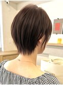 ミニウルフ静岡ウルフレイヤーショートボブ静岡ショート髪質改善