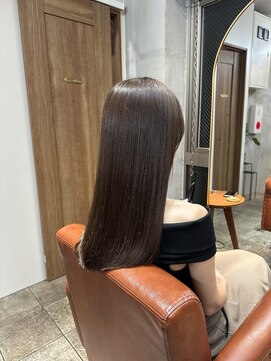 シアー 福岡天神店(SHEER.) 髪質改善カラー×ベージュブラウン【天神,福岡天神美容室】