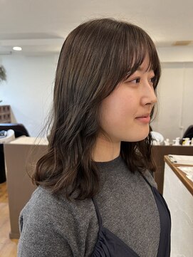 ヘアー ミュゼ 柱店(HAIR Musee) 透明感オリーブベージュ