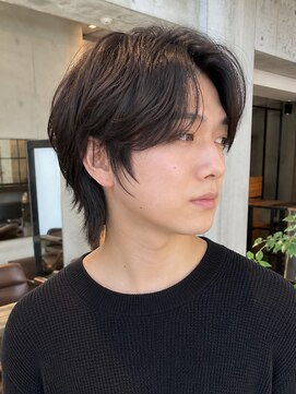 ローム 北花田店(Rome) メンズウルフカットウルフレイヤー韓国風ウルフミディアム
