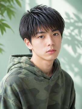 にもう 神戸三宮 ニュアンスパーマxフェードカットxニュアンスウルフ