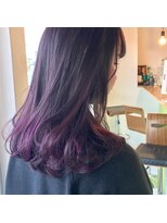 ソーイ(sowi)&nbsp;【sowi 阿部】パープルのグラデーションカラー