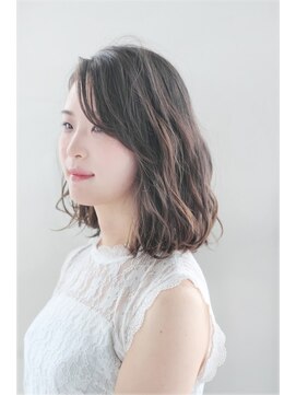 モッズヘア 藤岡店(mod's hair) ゆるふわミディアムボブ