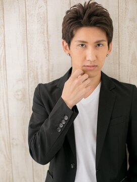 モッズヘア メン 新所沢店(mod's hair men) 1分スタイリングなアップバングショートB