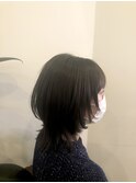 ウルフマッシュ×暗髪×大人ショートボブ/20代30代40代50代
