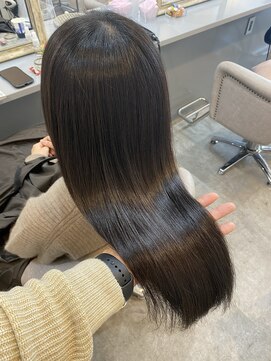 ジーナ 銀座(Zina) 髪質改善*マロンベージュ*20代30代40代*かきあげ【Zina銀座】