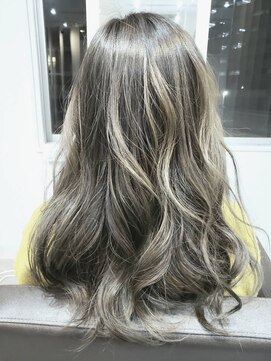 レディスペヘアーシータ(Redispe hair θ) 【ブリーチカラー】オリーブグレー