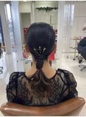 お呼ばれアレンジ